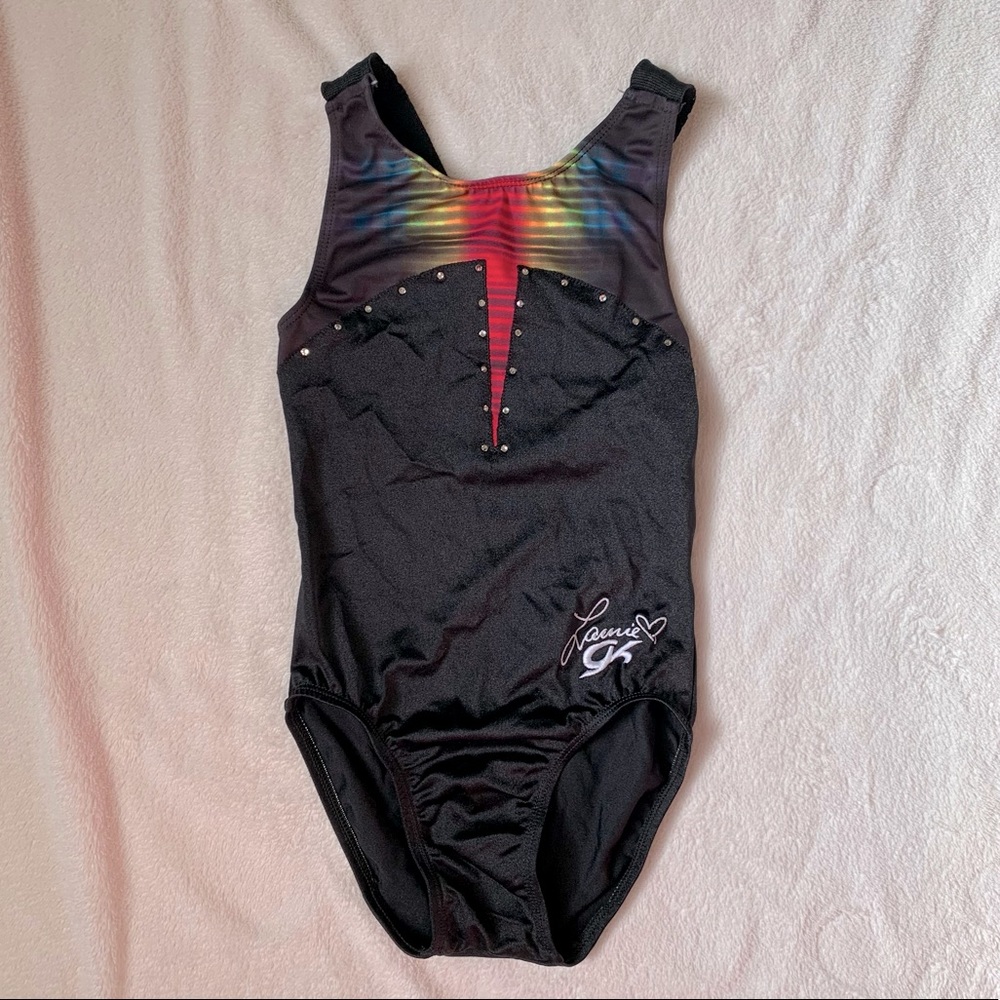 GK Laurie Hernandez Leotard Black